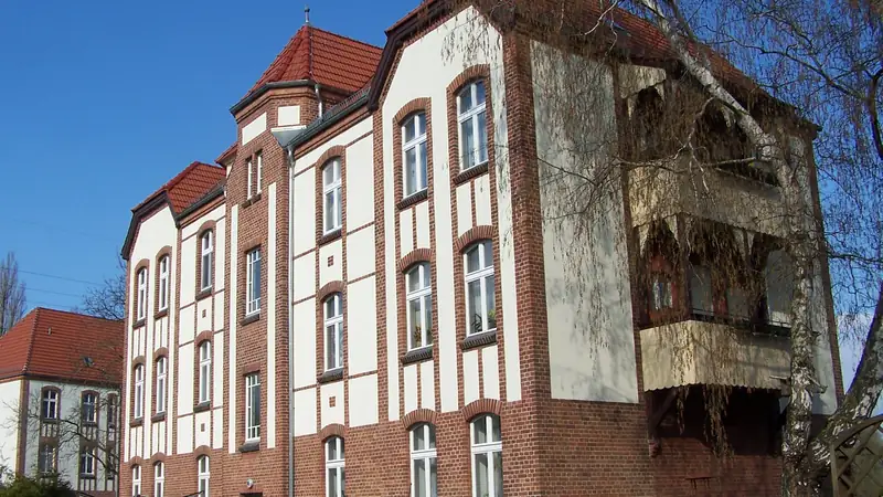 Backstein-Wohnhaus der Schwartzkopff-Siedlung in Wildau